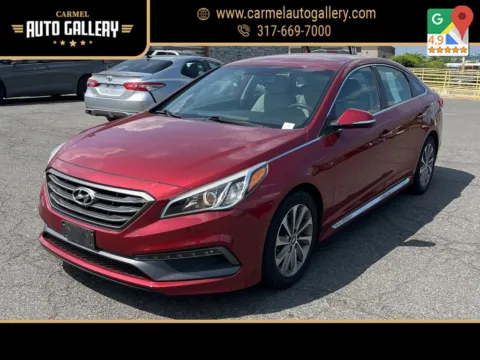 Red 2015 Hyundai Sonata Sport for sale in Carmel, IN