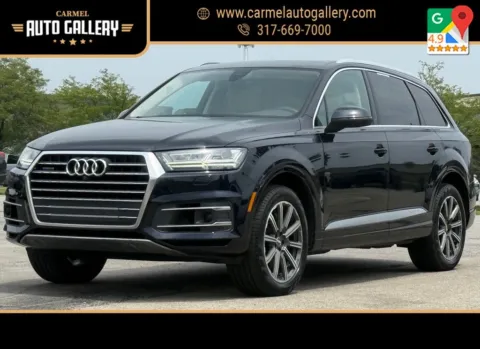 Blue 2017 Audi Q7 3.0T Premium Plus for sale in Carmel, IN