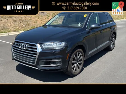 Blue 2017 Audi Q7 3.0T Premium Plus for sale in Carmel, IN