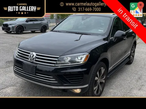 Black 2017 Volkswagen Touareg V6 for sale in Carmel, IN