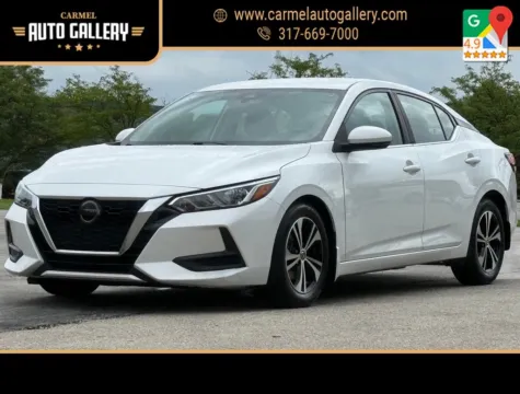 White 2020 Nissan Sentra SV for sale in Carmel, IN