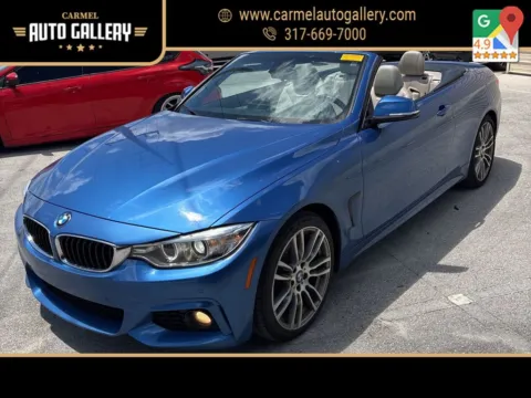 Blue 2017 BMW 4 Series 430i for sale in Carmel, IN