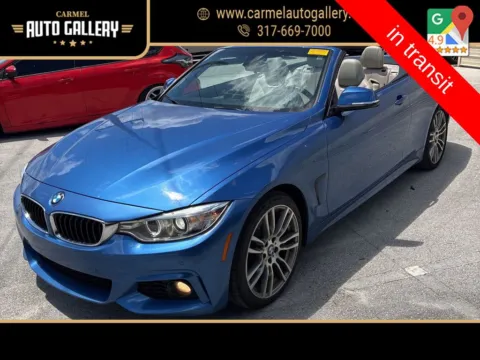 Blue 2017 BMW 4 Series 430i for sale in Carmel, IN