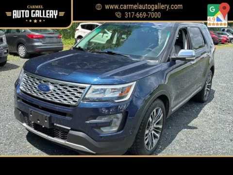 Blue 2016 Ford Explorer Platinum for sale in Carmel, IN