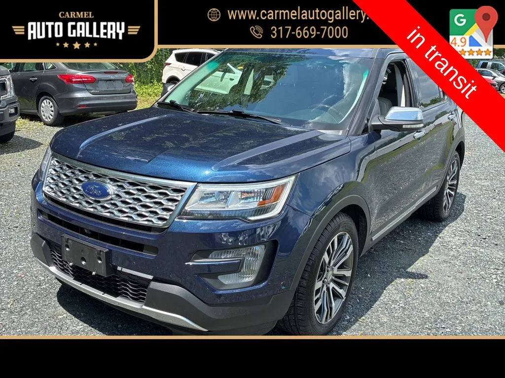 Blue 2016 Ford Explorer Platinum for sale in Carmel, IN