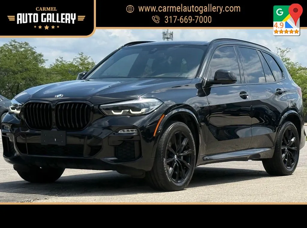 Black 2021 BMW X5 xDrive40i for sale in Carmel, IN