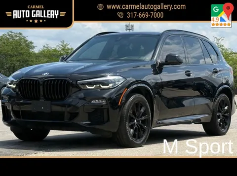 Black 2021 BMW X5 xDrive40i for sale in Carmel, IN