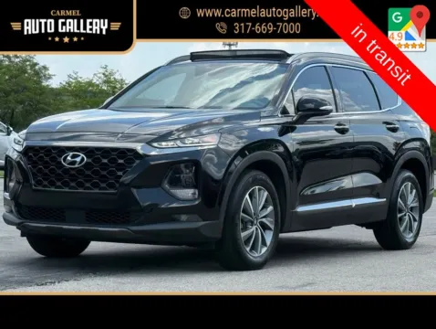Black 2019 Hyundai Santa Fe Limited for sale in Carmel, IN