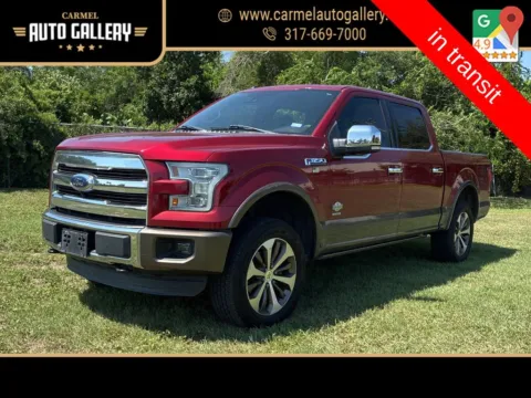 Red 2016 Ford F-150 King Ranch for sale in Carmel, IN