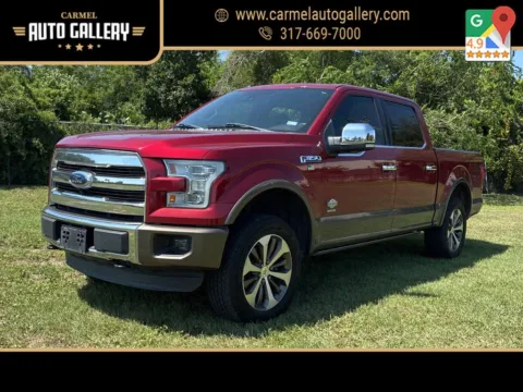 Red 2016 Ford F-150 King Ranch for sale in Carmel, IN