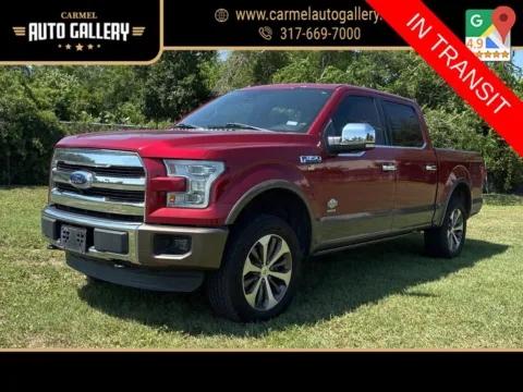 Red 2016 Ford F-150 King Ranch for sale in Carmel, IN