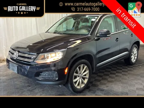 Black 2017 Volkswagen Tiguan 2.0T Wolfsburg Edition for sale in Carmel, IN