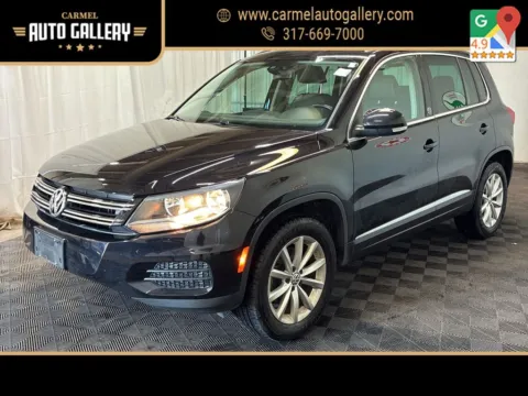 Black 2017 Volkswagen Tiguan 2.0T Wolfsburg Edition for sale in Carmel, IN