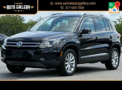 Black 2017 Volkswagen Tiguan 2.0T Wolfsburg Edition for sale in Carmel, IN