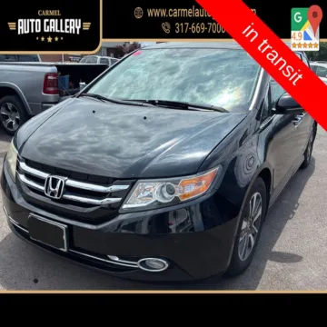 Black 2016 Honda Odyssey Touring Elite for sale in Carmel, IN