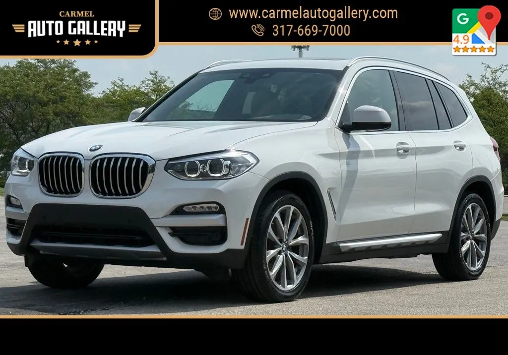 White 2019 BMW X3 xDrive30i for sale in Carmel, IN