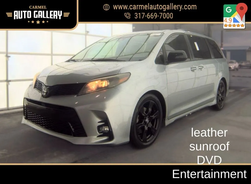Silver 2020 Toyota Sienna SE Premium for sale in Carmel, IN