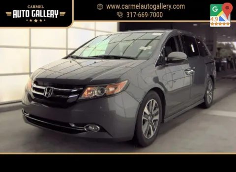 Silver 2016 Honda Odyssey Touring Elite for sale in Carmel, IN
