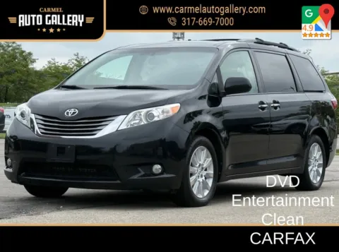 Black 2015 Toyota Sienna XLE Premium for sale in Carmel, IN