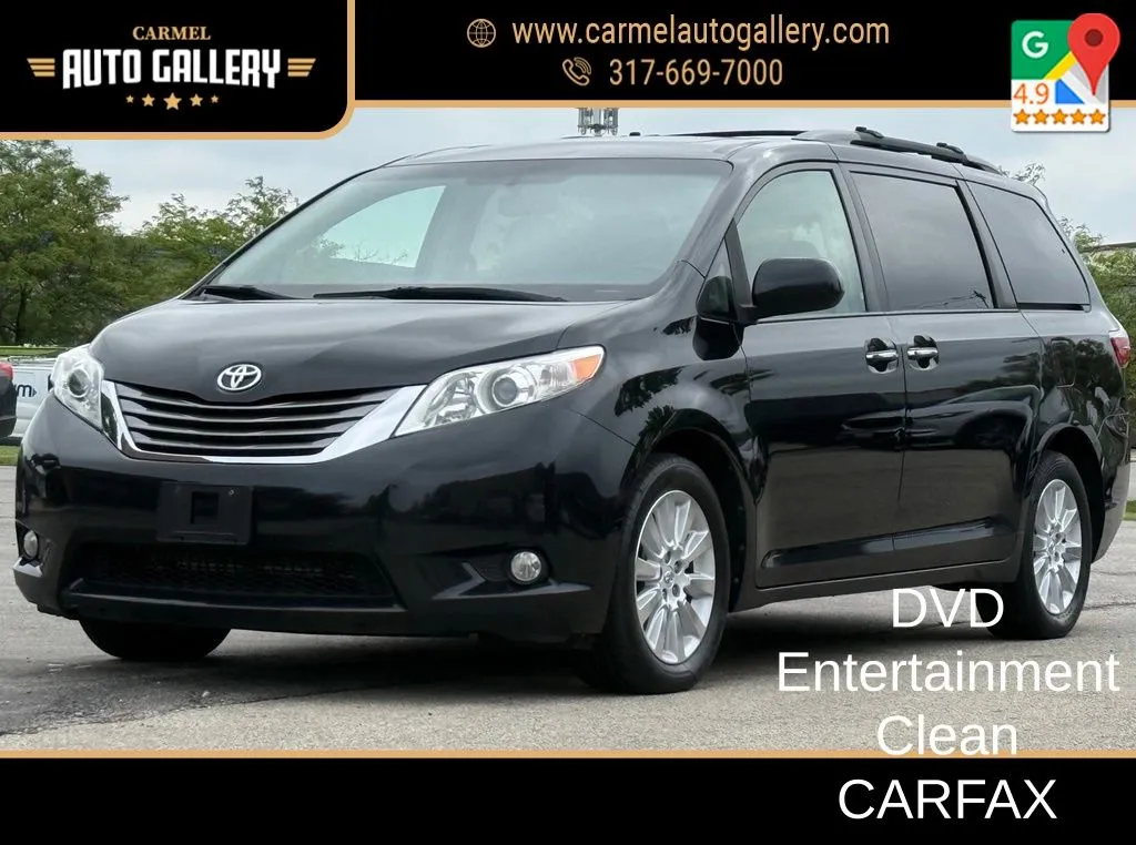 Black 2015 Toyota Sienna XLE Premium for sale in Carmel, IN