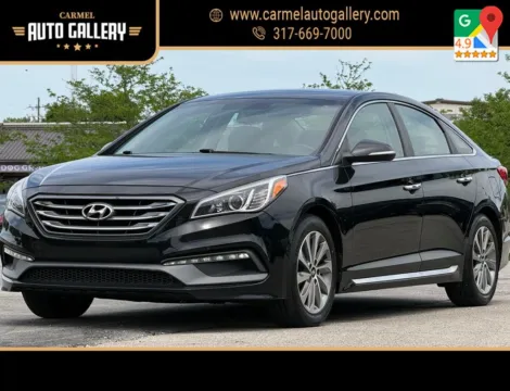 Black 2017 Hyundai Sonata Sport for sale in Carmel, IN
