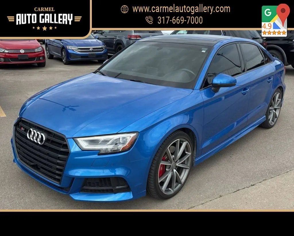 Blue 2018 Audi S3 2.0T Premium Plus for sale in Carmel, IN