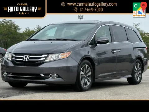 Silver 2016 Honda Odyssey Touring Elite for sale in Carmel, IN