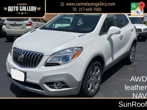 White 2016 Buick Encore Leather for sale in Carmel, IN