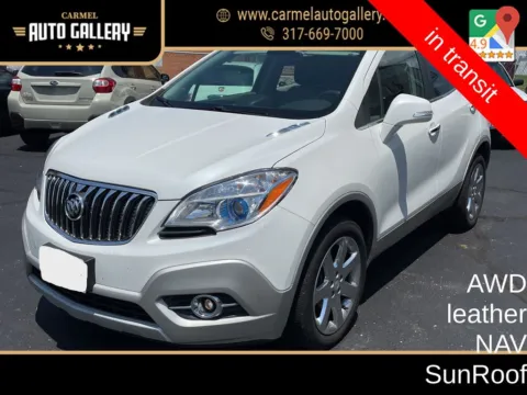 White 2016 Buick Encore Leather for sale in Carmel, IN