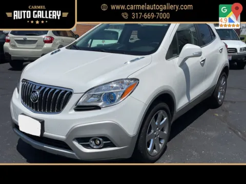 White 2016 Buick Encore Leather for sale in Carmel, IN