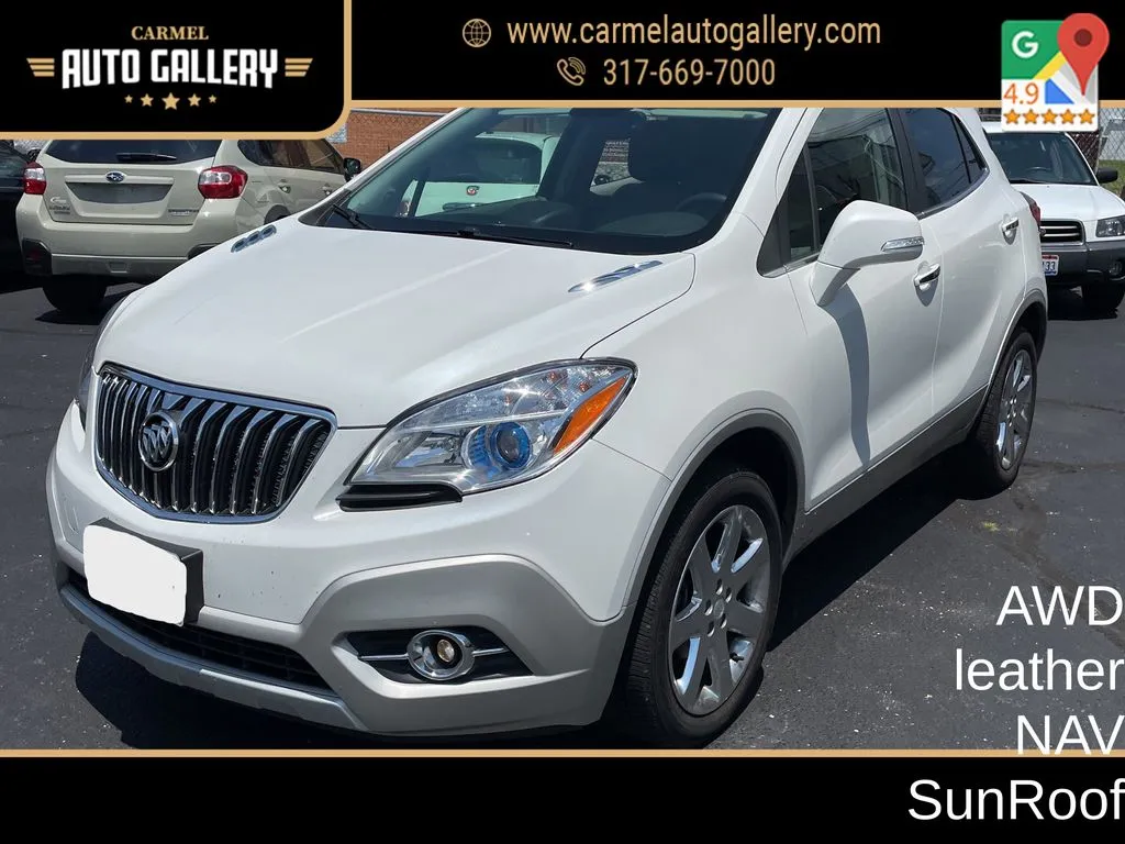 White 2016 Buick Encore Leather for sale in Carmel, IN