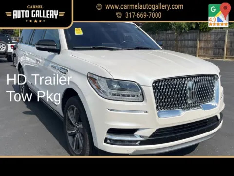 White 2019 Lincoln Navigator L Reserve for sale in Carmel, IN