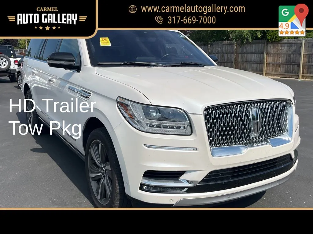 White 2019 Lincoln Navigator L Reserve for sale in Carmel, IN