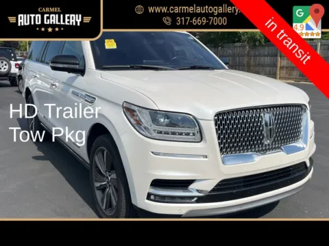 White 2019 Lincoln Navigator L Reserve for sale in Carmel, IN