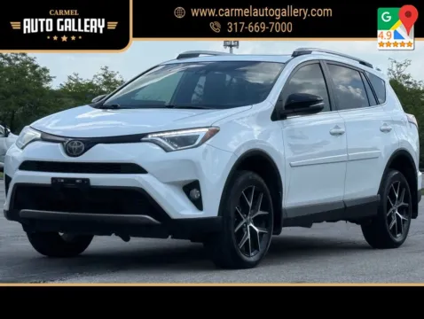 White 2017 Toyota RAV4 SE for sale in Carmel, IN