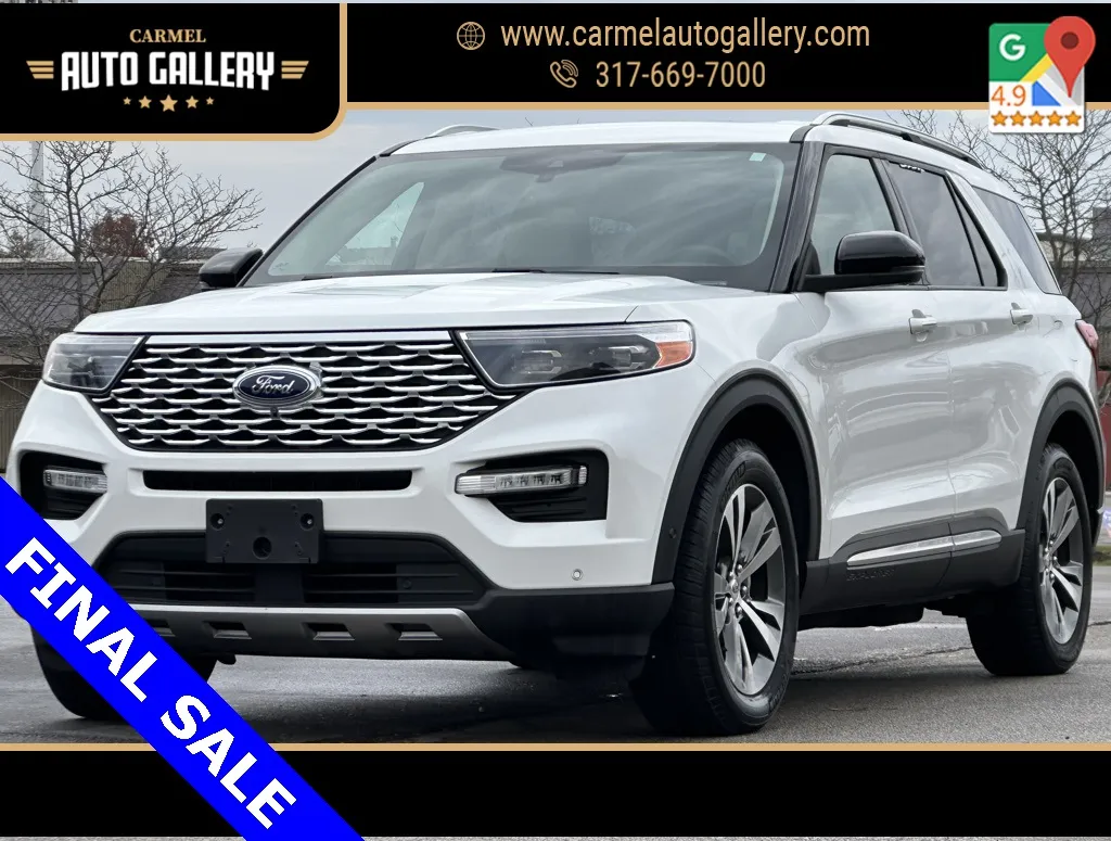 Used 2020 Ford Explorer Platinum for sale in Carmel, IN at Carmel