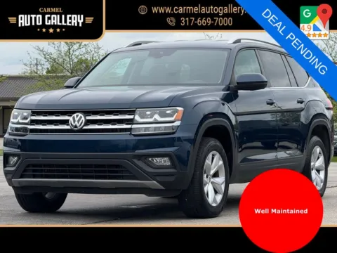 Blue 2019 Volkswagen Atlas 3.6L V6 SE for sale in Carmel, IN