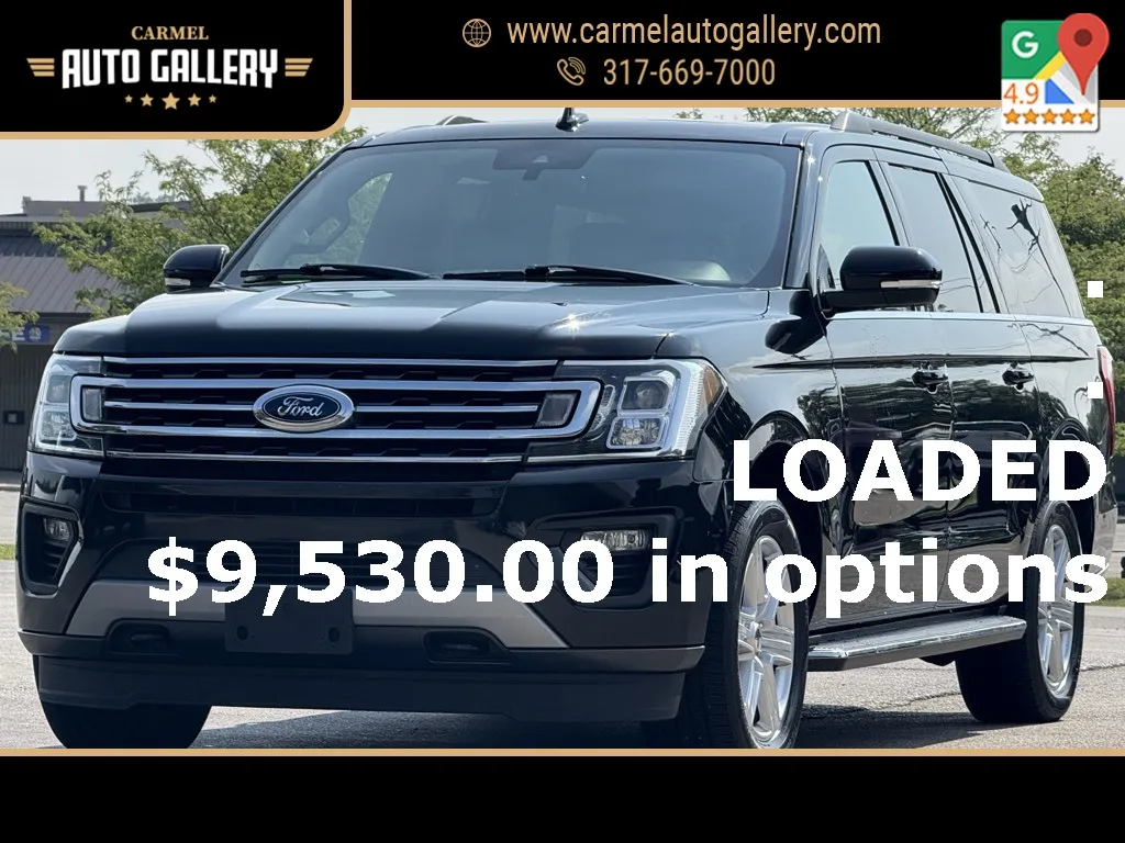 Black 2019 Ford Expedition Max XLT for sale in Carmel, IN