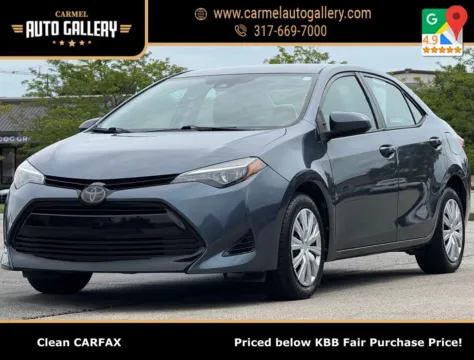 Gray 2017 Toyota Corolla LE for sale in Carmel, IN