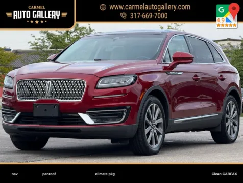 Red 2019 Lincoln Nautilus Select for sale in Carmel, IN
