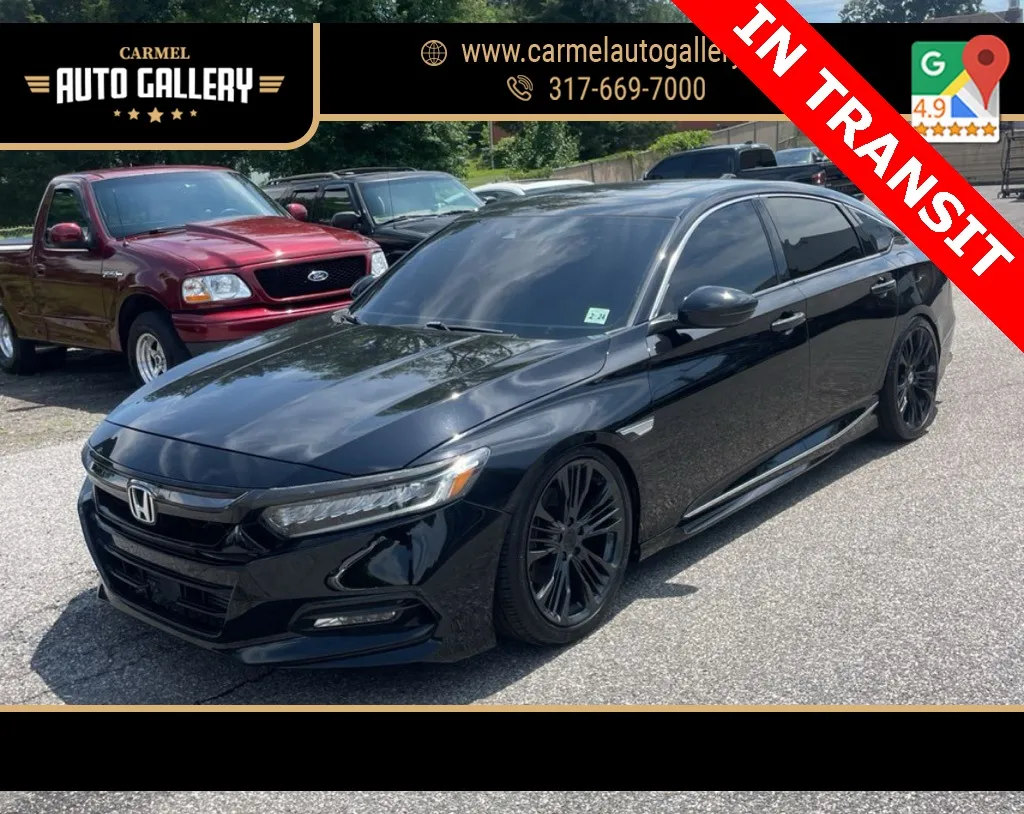 Black 2018 Honda Accord Touring 2.0T for sale in Carmel, IN