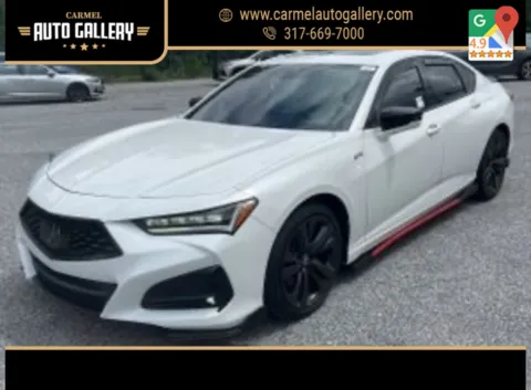 White 2021 Acura TLX A-Spec Package for sale in Carmel, IN