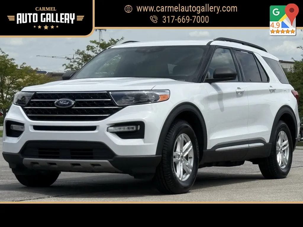 White 2020 Ford Explorer XLT for sale in Carmel, IN