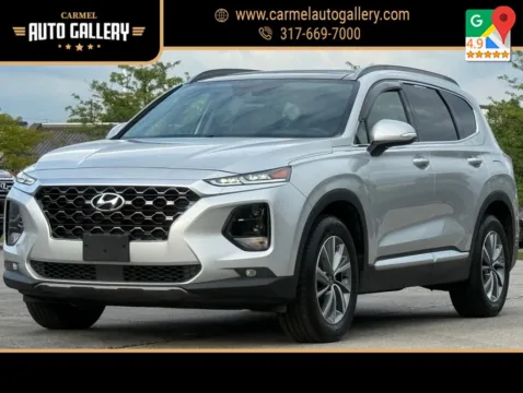 Silver 2019 Hyundai Santa Fe Limited for sale in Carmel, IN