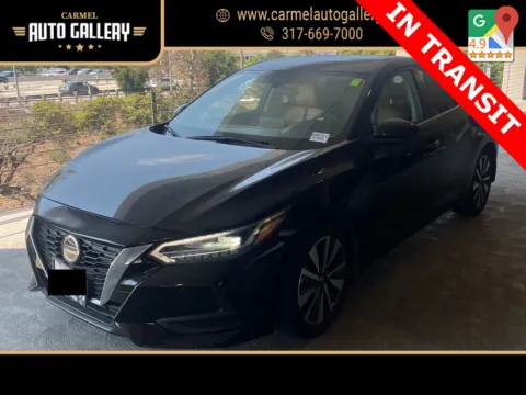 Black 2020 Nissan Sentra SV for sale in Carmel, IN