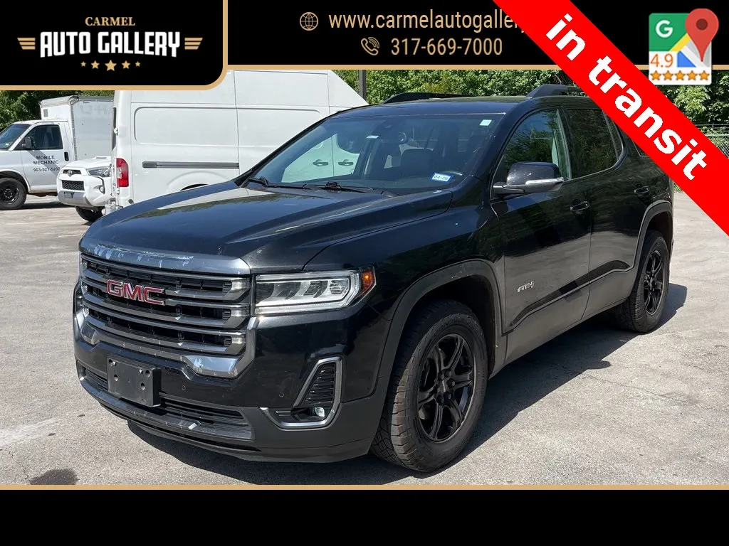 Black 2021 GMC Acadia AT4 for sale in Carmel, IN