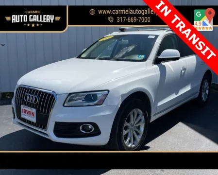White 2017 Audi Q5 2.0T Premium for sale in Carmel, IN