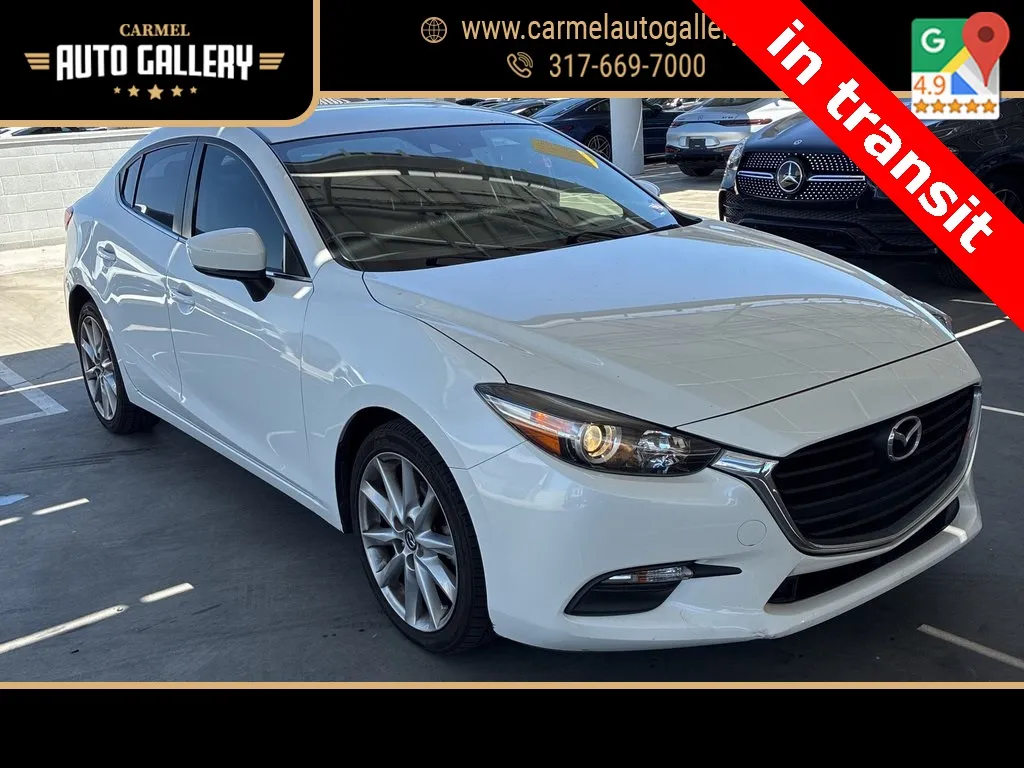White 2017 Mazda Mazda3 Touring for sale in Carmel, IN