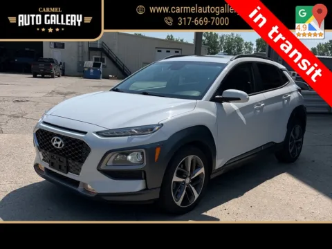 White 2020 Hyundai Kona Limited for sale in Carmel, IN