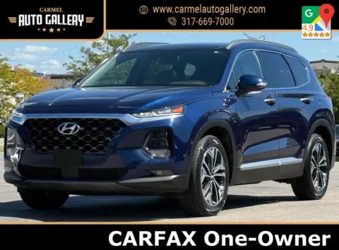 Blue 2019 Hyundai Santa Fe Limited for sale in Carmel, IN